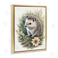 Denise Dundon | Hedgehog and White Flower