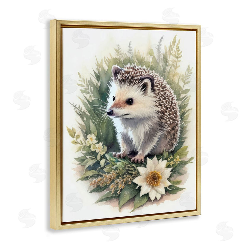 Denise Dundon | Hedgehog and White Flower