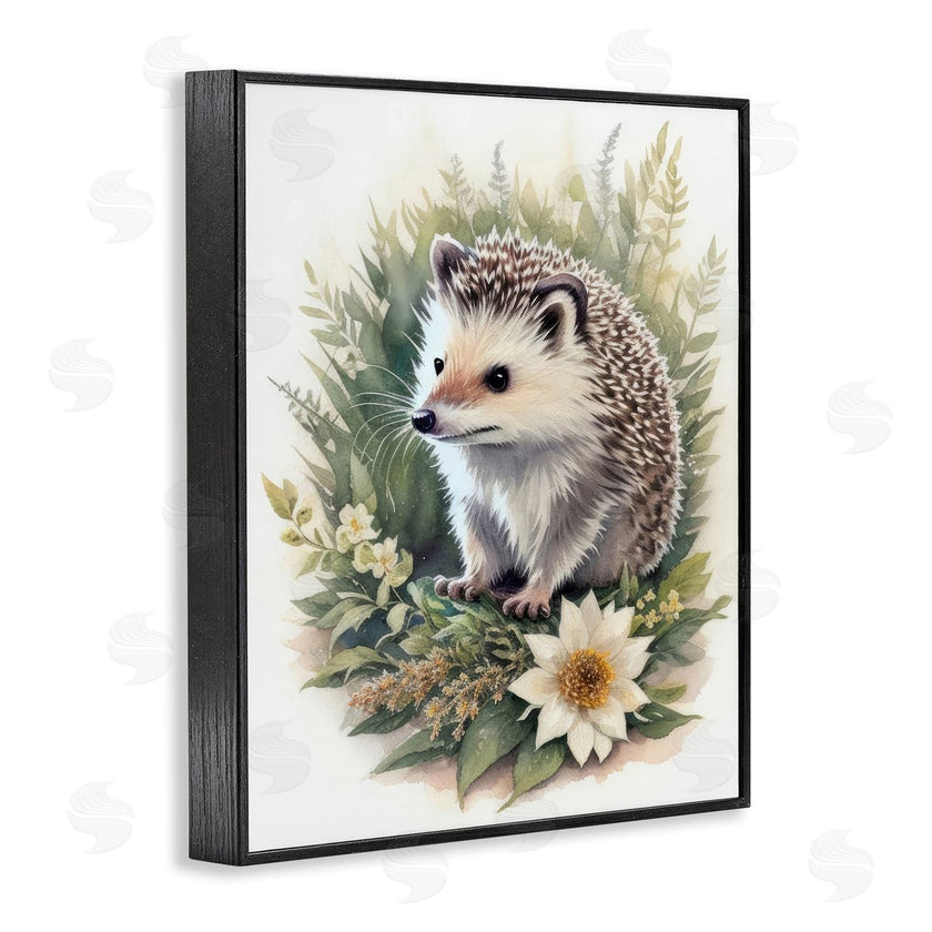 Denise Dundon | Hedgehog and White Flower