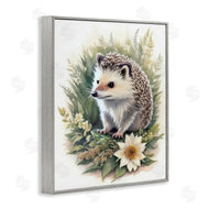 Denise Dundon | Hedgehog and White Flower