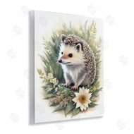 Denise Dundon | Hedgehog and White Flower