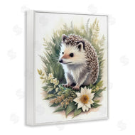 Denise Dundon | Hedgehog and White Flower
