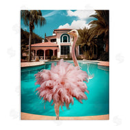 Ziwei Li | Pink Feathered Ostrich
