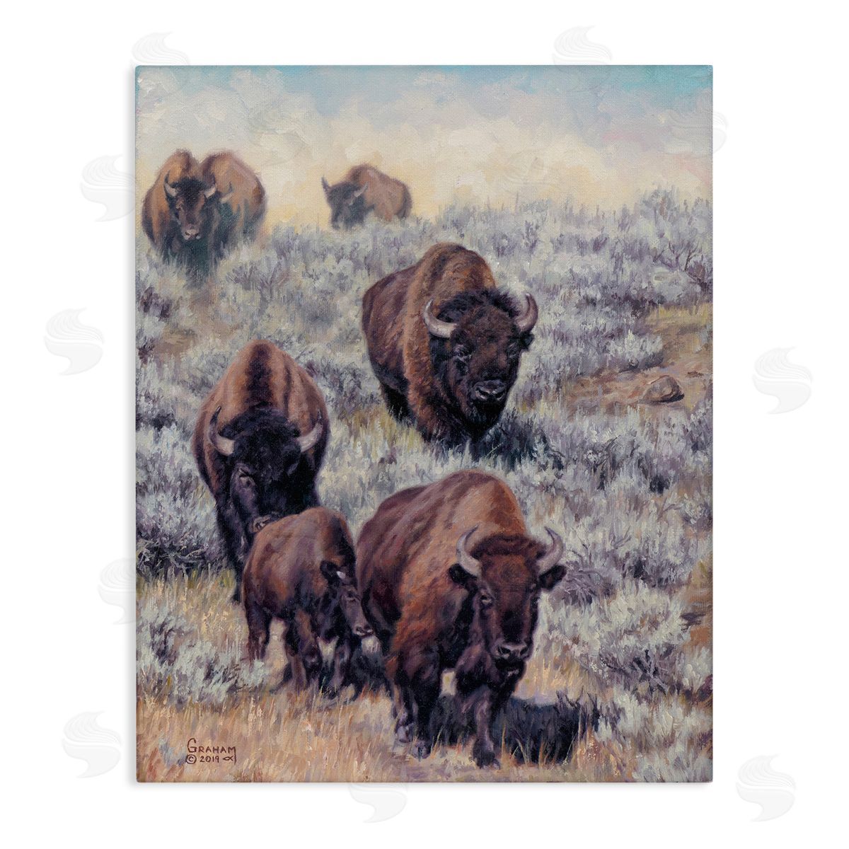 In Search Of New Grass Canvas Wall Art, Home Decor by David Graham