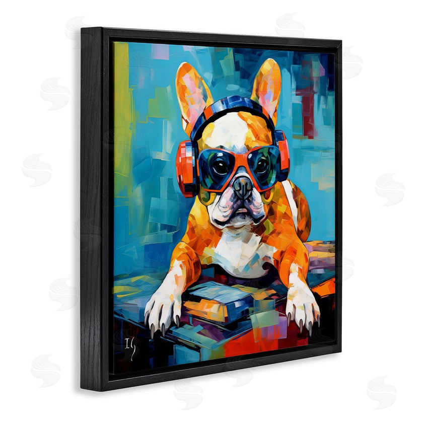 Ivan Guaderrama | French Bulldog with Headphones
