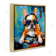 Ivan Guaderrama | French Bulldog with Headphones