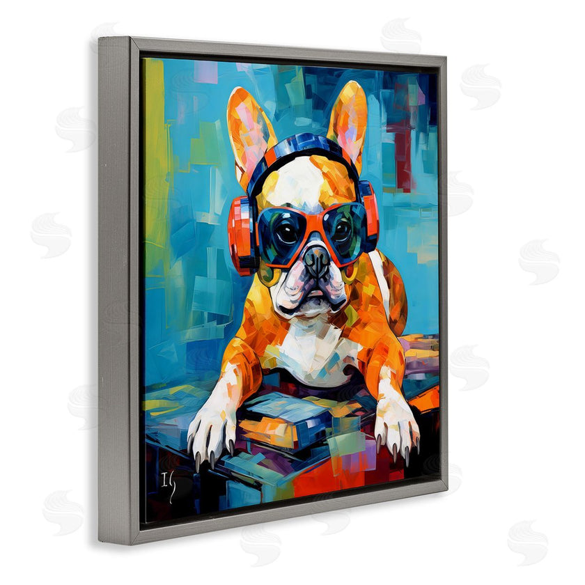Ivan Guaderrama | French Bulldog with Headphones