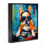 Ivan Guaderrama | French Bulldog with Headphones
