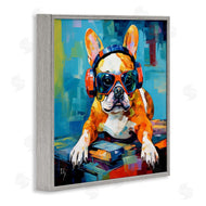 Ivan Guaderrama | French Bulldog with Headphones