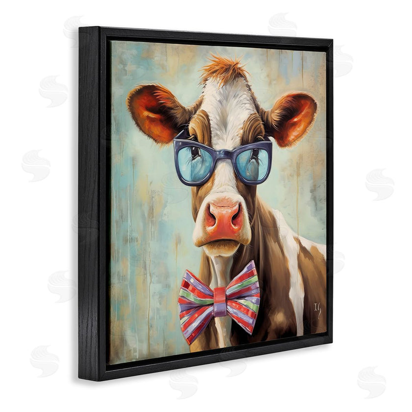 Ivan Guaderrama | Hipster Cow with Bowtie