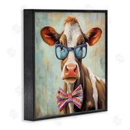 Ivan Guaderrama | Hipster Cow with Bowtie