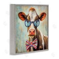 Ivan Guaderrama | Hipster Cow with Bowtie