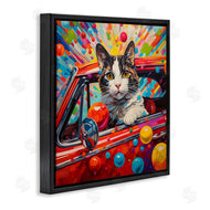 Ivan Guaderrama | Driving Cat with Bold Pattern