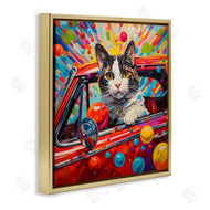Ivan Guaderrama | Driving Cat with Bold Pattern