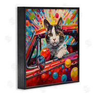 Ivan Guaderrama | Driving Cat with Bold Pattern