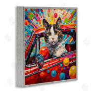 Ivan Guaderrama | Driving Cat with Bold Pattern