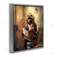 Jim Baldwin | Smiling Sloth on Toilet