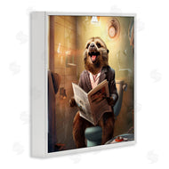 Jim Baldwin | Smiling Sloth on Toilet