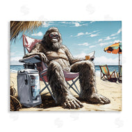 Jim Baldwin | Big Monster on Beach