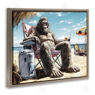 Jim Baldwin | Big Monster on Beach