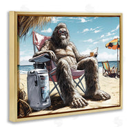 Jim Baldwin | Big Monster on Beach