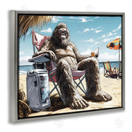 Jim Baldwin | Big Monster on Beach