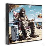 Jim Baldwin | Big Monster on Beach