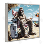 Jim Baldwin | Big Monster on Beach