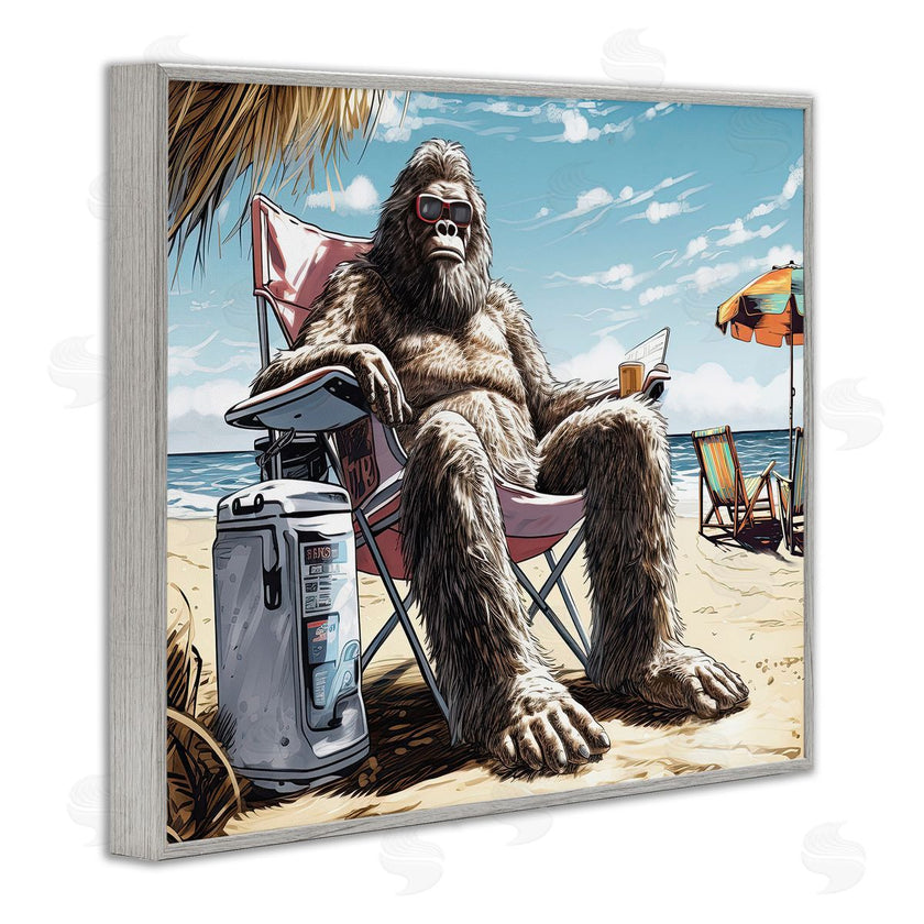 Jim Baldwin | Big Monster on Beach
