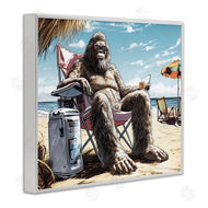 Jim Baldwin | Big Monster on Beach