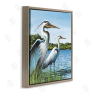 John Rossini | Traditional Egrets Gazing