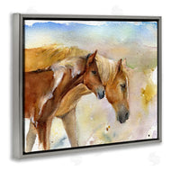 John Keeling | Wild Horses Watercolor