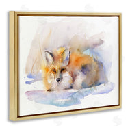 John Keeling | Fox Sleeping in Snow