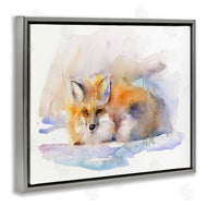 John Keeling | Fox Sleeping in Snow