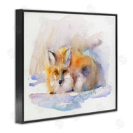 John Keeling | Fox Sleeping in Snow