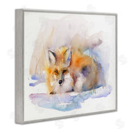 John Keeling | Fox Sleeping in Snow