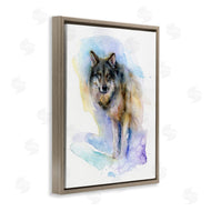 John Keeling | Watercolor Wolf in Snow