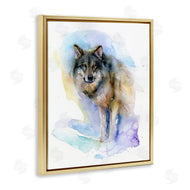 John Keeling | Watercolor Wolf in Snow