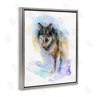 John Keeling | Watercolor Wolf in Snow