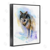 John Keeling | Watercolor Wolf in Snow