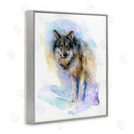 John Keeling | Watercolor Wolf in Snow
