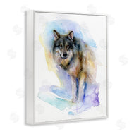 John Keeling | Watercolor Wolf in Snow