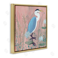 Juliet Rose Philips | Coastal Bird with Lotus Flowers