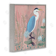 Juliet Rose Philips | Coastal Bird with Lotus Flowers