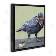 Kamdon Kreations | Crow Eating Donut
