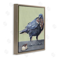 Kamdon Kreations | Crow Eating Donut