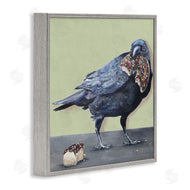 Kamdon Kreations | Crow Eating Donut