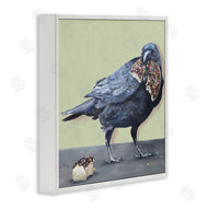 Kamdon Kreations | Crow Eating Donut