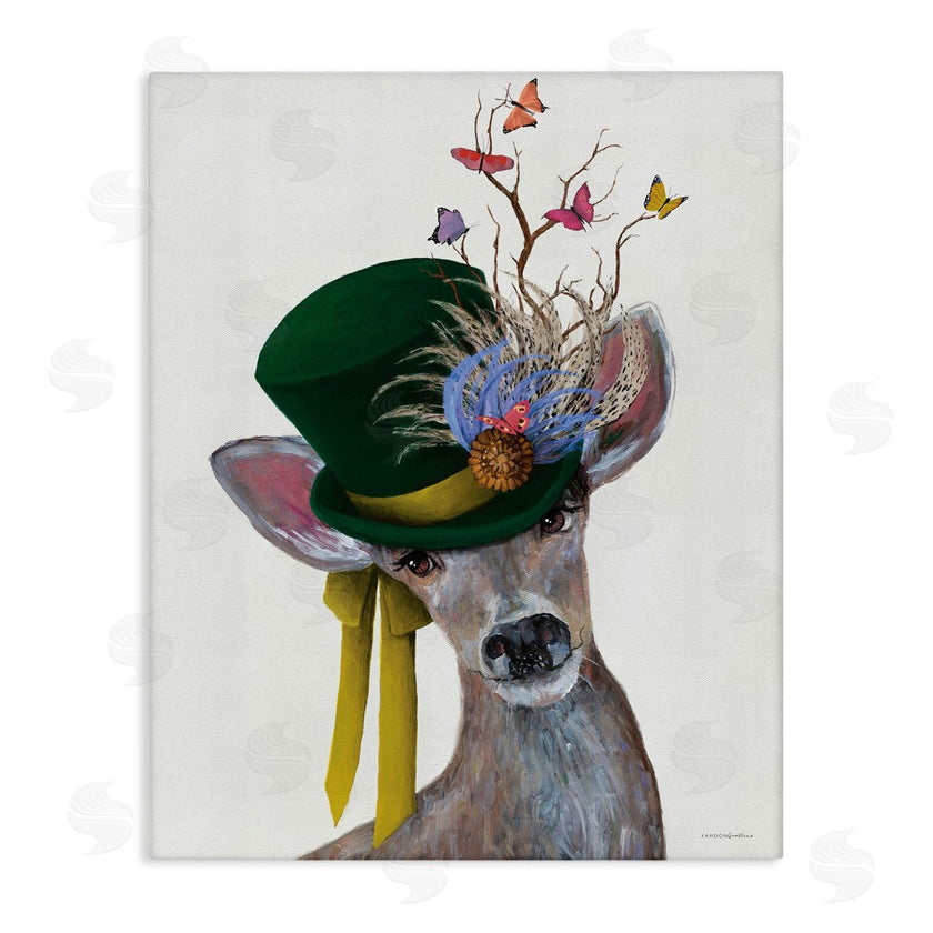 Kamdon Kreations | Deer with Butterfly Hat