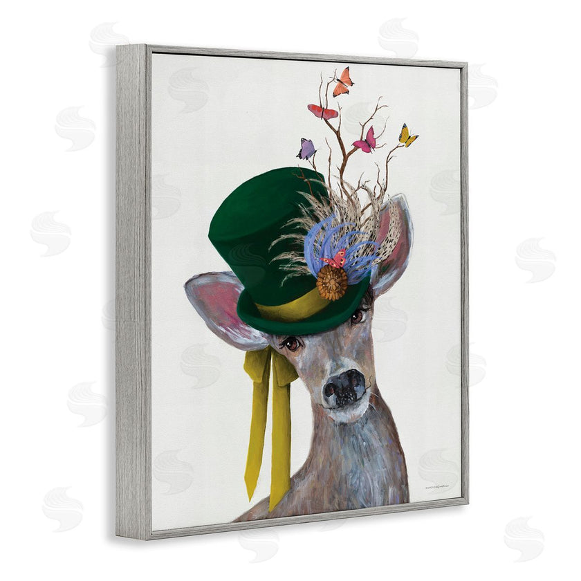Kamdon Kreations | Deer with Butterfly Hat